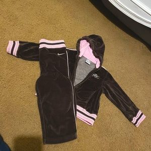 24 Month Nike Velour Jogger